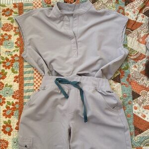 Figs Scrub Set in Slate